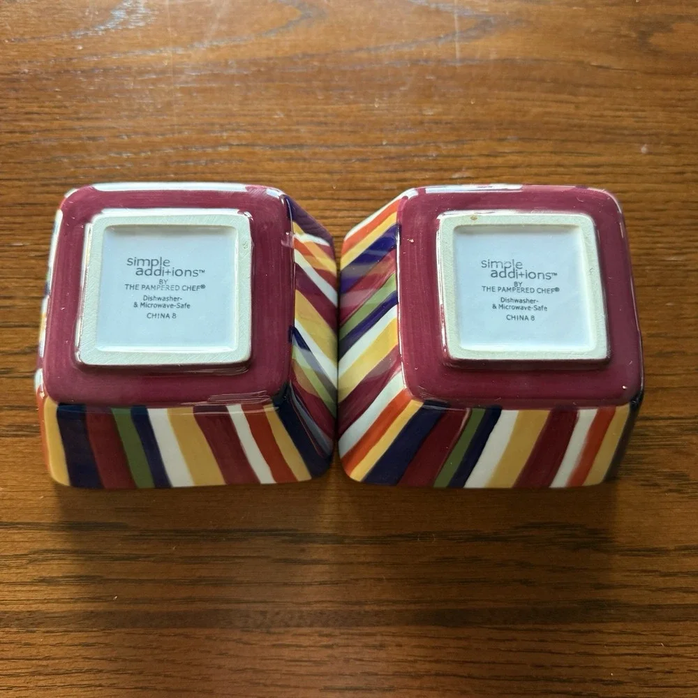 Pampered‎ Chef Simple Additions Striped Colored 4